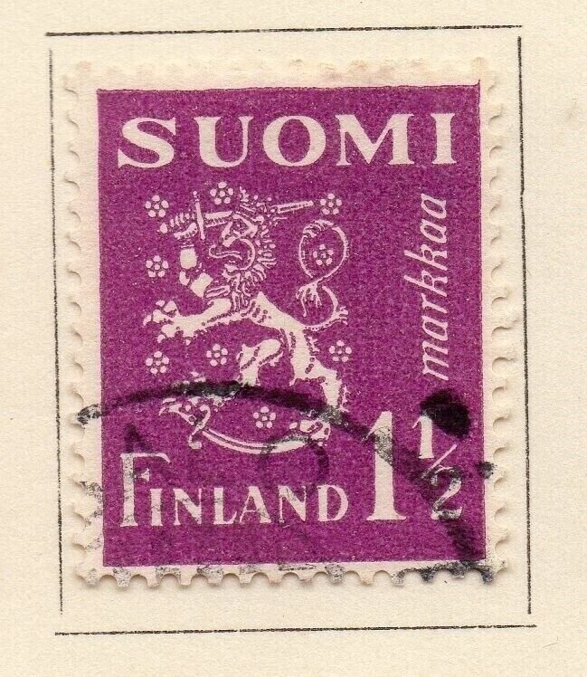 Finland 1930 Early Issue Fine Used 1.5M. NW-214512