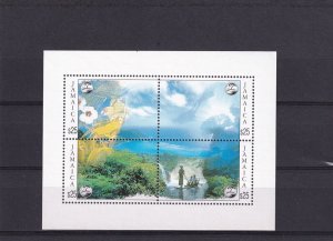 SA12g Jamaica 1994 Tourism mint minisheet