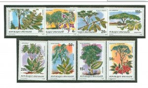 Rwanda #915-922 Unused Single (Complete Set) (Flora)