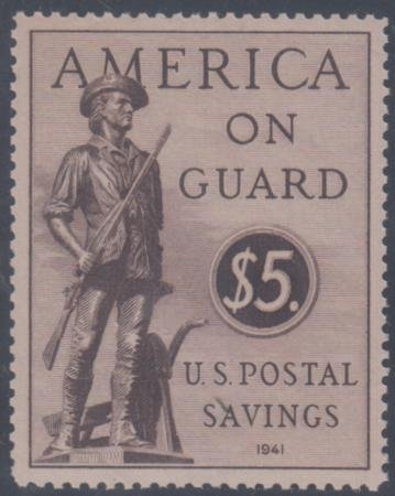 US PS15 Savings Stamp Sup NH Absolutely Pristine Gum - No Gum Bends