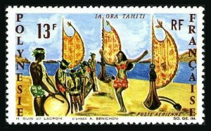 Fr Polynesia C44,MNH.Michel 62. Vive Tahiti by A.Benichou,1966.