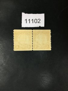 US STAMPS # 687 COIL LINE PAIR MINT OG NH LOT #11102