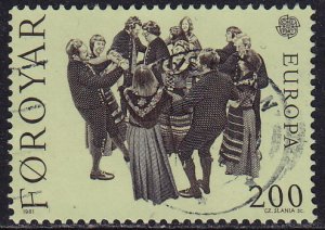 Faroe Islands - 1981 - Scott #64 - used - Europa Dancing