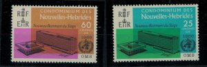 New Hebrides 1966 SG F136 - F137 WHO _ MH