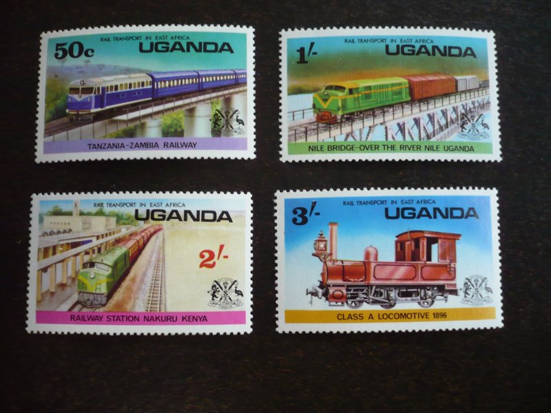 Stamps - Uganda - Scott# 155 - 158 - Mint Never Hinged Set of 4 Stamps