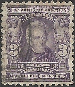 # 302 Bright Violet Used FAULT Andrew Jackson