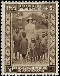 BELGIAN CONGO   #B23 MH (2)