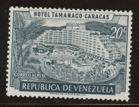 Venezuela Scott C646 MNH** 1957 Tamanaco Hotel airmail 