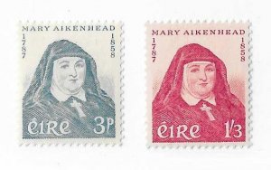 Ireland Sc #167-168 'nun' set of 2 NH VF