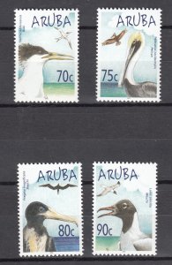 J43667 JL Stamps 2004 aruba set mnh #244-7 birds