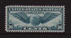 1939 Sc C24 Trans-Atlantic 30c blue globe & wings MNH single CV $11 (03