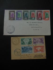 SOMALI COAST : Very interesting group of 3 covers & 3 Post Cards.