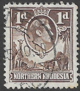 Northern Rhodesia (1938) - Scott # 27,    Used