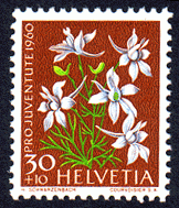 Switzerland 1960 Sc B298-302 MNH Pro Juventute set