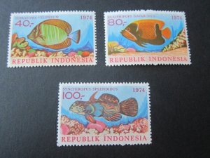 Indonesia 1974 Sc 926-8 set MNH