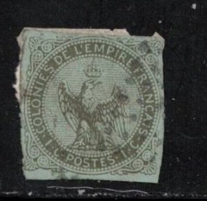 FRENCH COLONIES Scott # 1 Used On Paper - Cut Close To Design