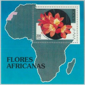 C0396 - Western SAHARA OCCIDENTAL - 1994, Miniature sheet: African Flowers