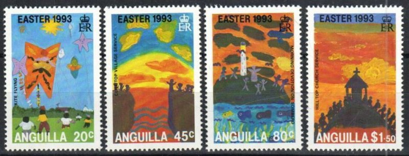 Anguilla Stamp 872-875  - 93 Easter;;Kites 