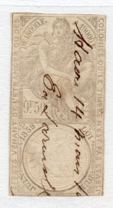 France - 1859 Bill of Lading Exchange Revenue / 9.5Fr     -     Lot 0324030