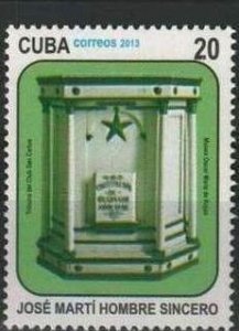 CUBA Sc# 5362 JOSE MARTI, HONEST MAN 20c   2013  MNH