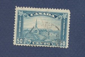 CANADA - Scott 176 - used - 50 cent Blue - 1930