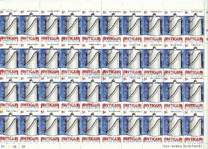 ANTIGUA 1976  MILITARY #424-25-26-27 CPLT SHEETS of  40...MNH...$64.00
