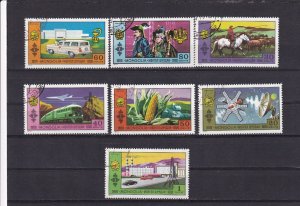 SA07c Mongolia 1972 Airmail - National Achievements used stamps