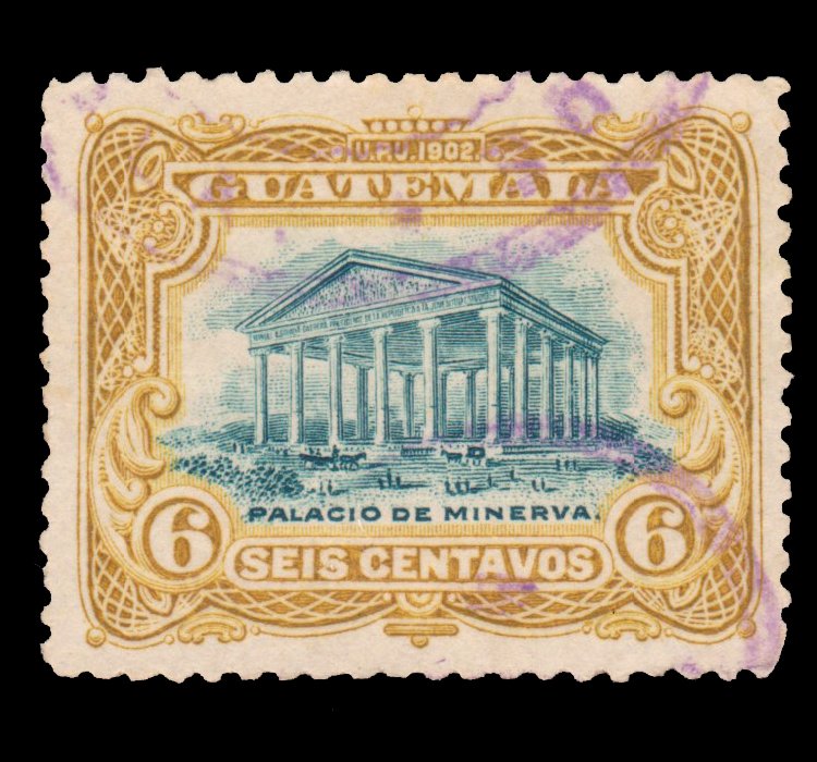 GUATEMALA STAMP 1902 SCOTT # 117. USED. # 3