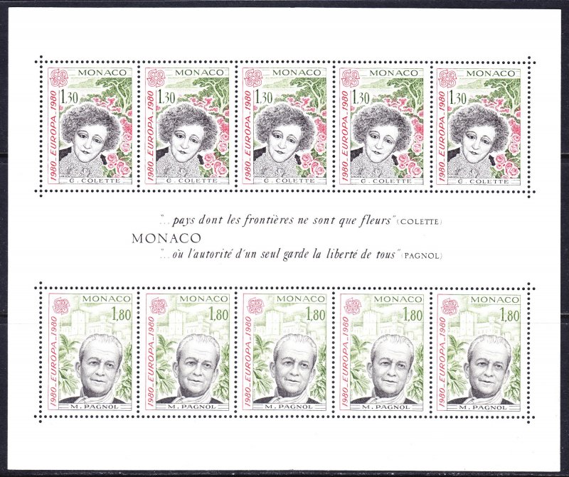 Monaco Scott 1228a  VF mint OG NH.