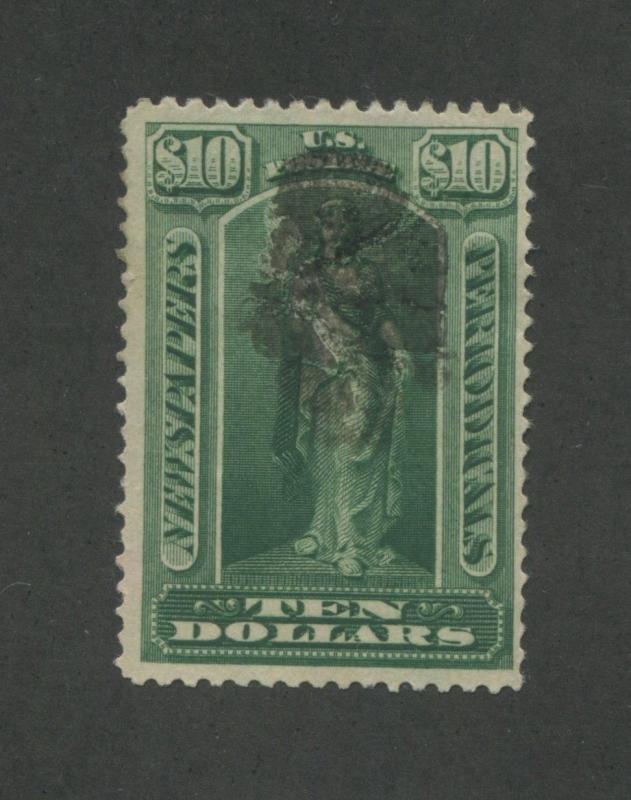 1896 United States Newspaper Periodical Stamp #PR122 Used F/VF Postal Cancel