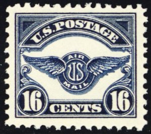 C5, Mint VF NH 16¢ Very Pretty & Fresh Stamp - Stuart Katz