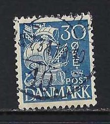 DENMARK 236 VFU SHIP A1384-5