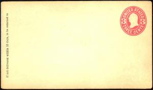 U.S. #U58 MINT Entire