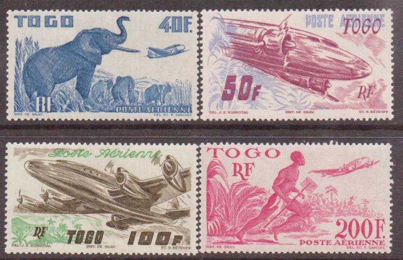 Togo  #C 14-17  MNH  (1947)  c.v. $34.50