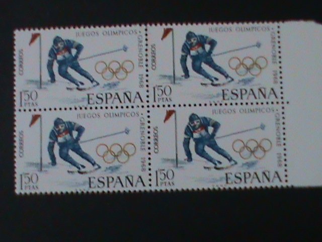 SPAIN-1968-SC#1544 19TH OLYMPIC GAMES-MEXICO CITY-BLOCK-MNH -VF-HARD TO FIND