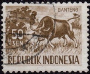 Indonesia 430 - Used - 50s Banteng (1956) (2)