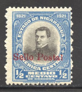 Nicaragua Scott 420 MNHOG - 1923 General Arce Overprinted - SCV $7.50