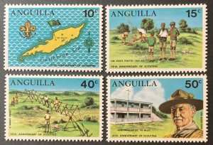 Anguilla 1970 #95-8, Boy Scouts, MNH.