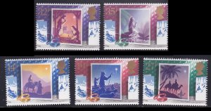 Great Britain 1234-1238, MNH Set of 5 - Chritmas 1988
