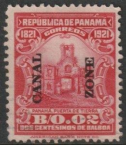 Canal Zone 61 lightly cancelled U