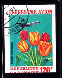 Gabon C111 Flowers 1971