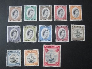 Grenada 1953 Sc 171-183 set MH