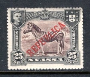 NYASSA 55 MH FVF Overprint