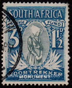 South Africa, Sc , SG 53 Used, Hinged - 1933 3d.+11/2d.  ...