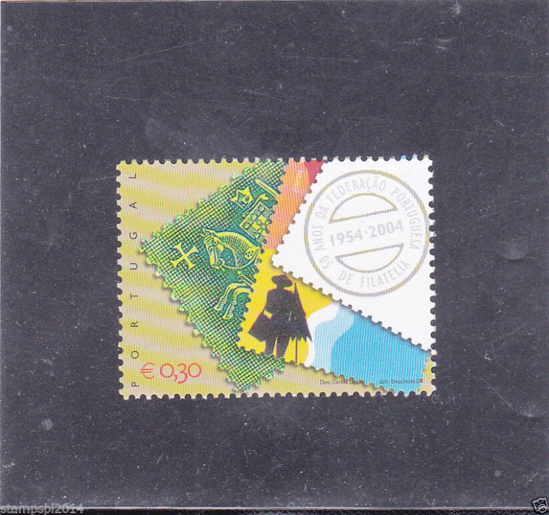 PORTUGAL SET 50TH YEARS PORTUGUESE FEDERATION OF PHILATELIC (2004) MNH (**)