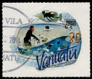 Vanuatu Stamp #947 USED VFU XF SINGLE UNDERWATER POSR OFFICE