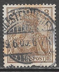 Germany 53: 3pf Germania, used, VF