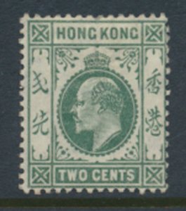 Hong Kong  SG 77  SC# 87 MH  1904 see detail & scans