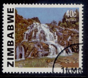 ZIMBABWE QEII SG588a, 1983 40c bundi falls, FINE USED.