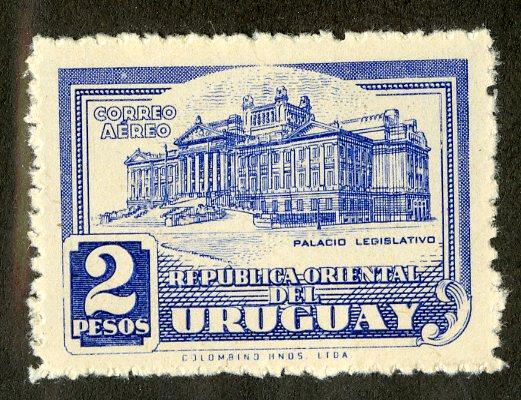 URUGUAY C113 MH SCV $5.00 BIN $2.00 ARCHITECTURE